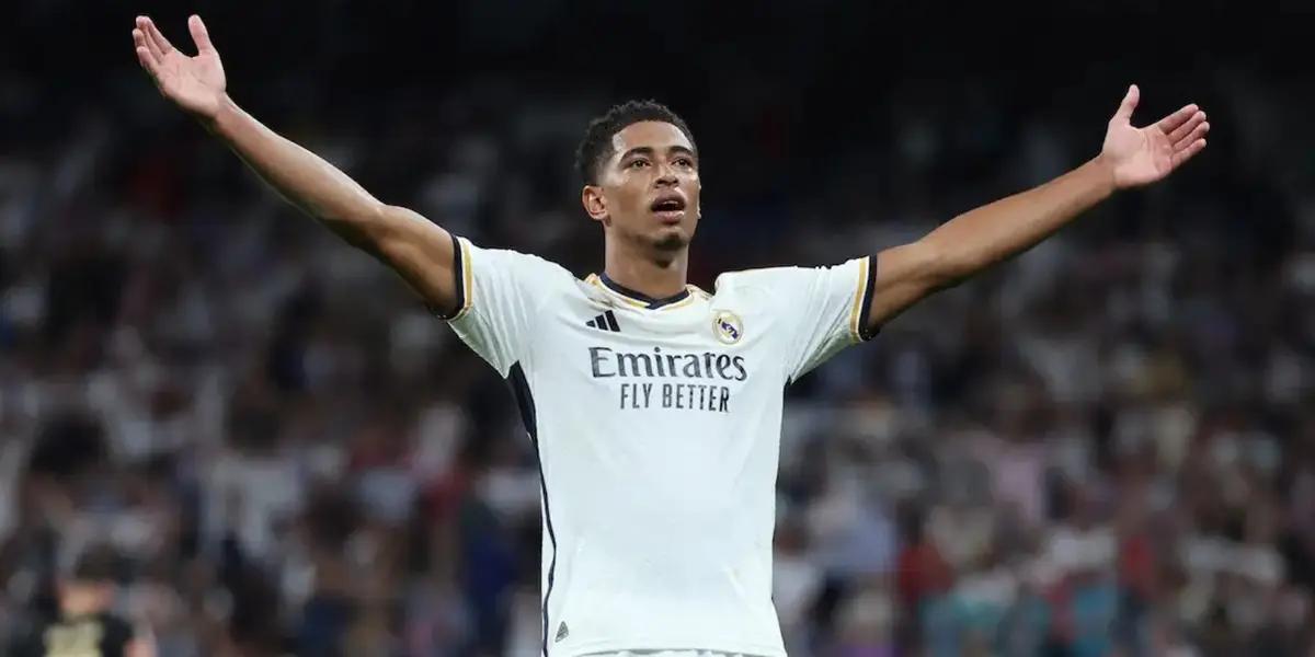 La reacción de Bellingham al ver que Endrick celebró como él en el Real Madrid