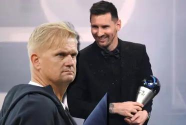 La reacción del papá de Haaland cuando Messi ganó el The Best sin hacer nada