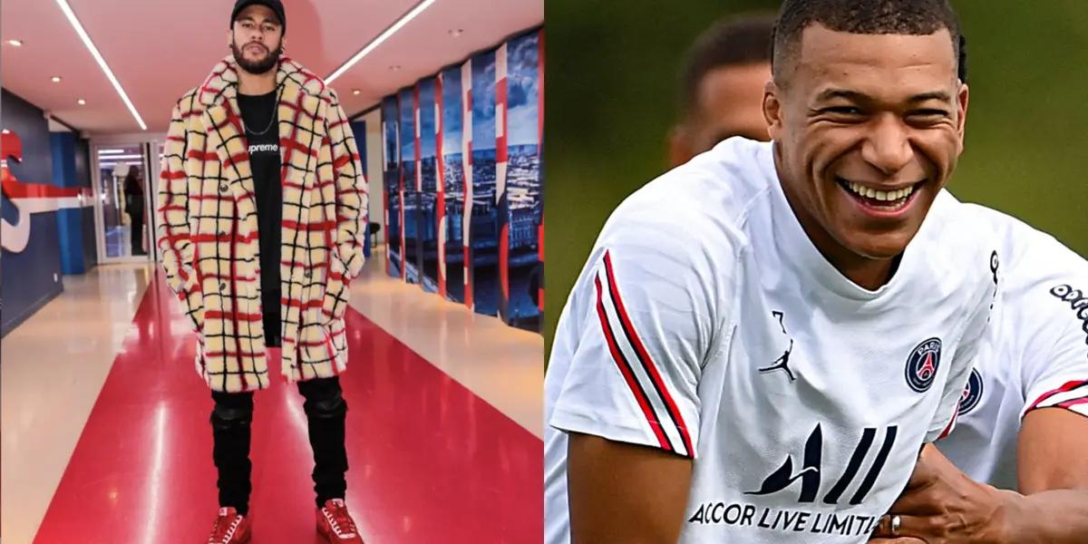 La relación entre Kylian Mbappé y Neymar estaría en su peor momento. El francés ya se estaría tomando a chiste las excentricidades y poco apego al entrenamiento del brasileño lo cual provocaría la furia del jugador de la Selección de Brasil.