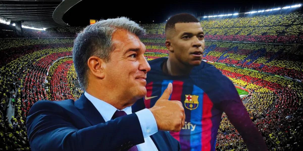 La respuesta de Joan Laporta ante los rumores de Mbappé al Barca.