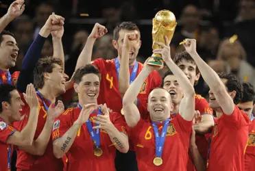 La Roja ganó únicamente el Mundial de Sudáfrica 2010.