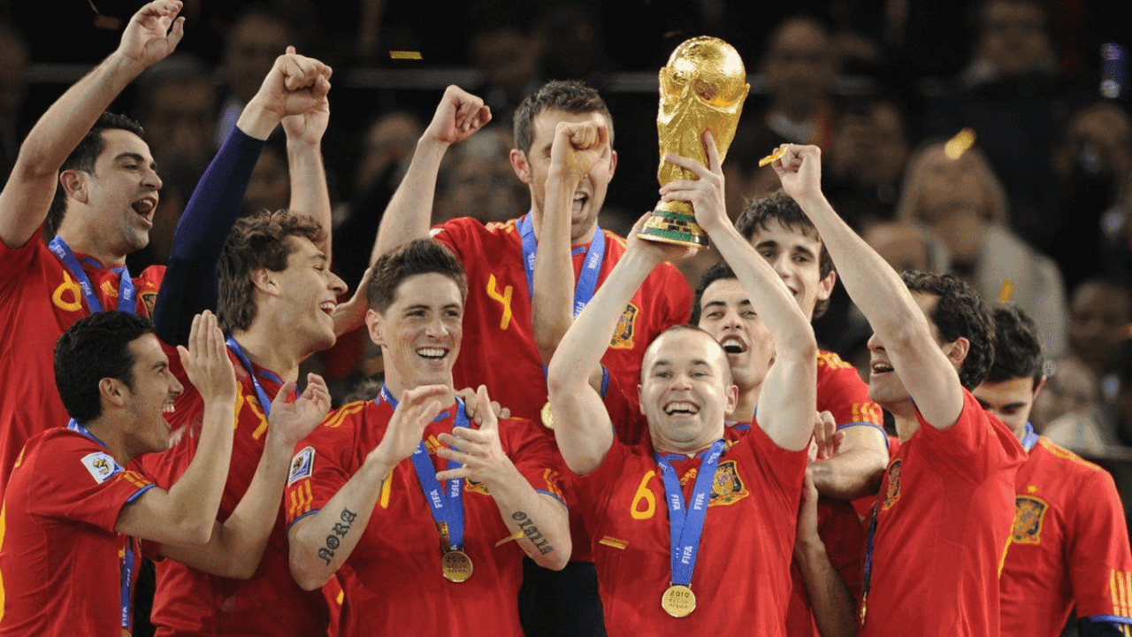 La Roja ganó únicamente el Mundial de Sudáfrica 2010.