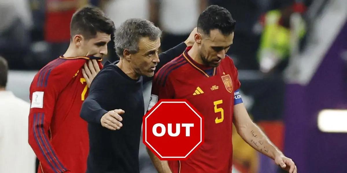 La Roja se despidió del Mundial y estos dos jugadores del Barça dirían adiós.