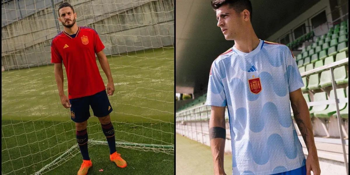 La “Roja” se presentó oficialmente con sus dos equipaciones de cara al Mundial de Fútbol de Qatar.