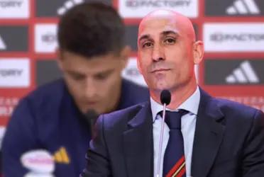 La selección absoluta masculina se mostró en contra de la actitud del presidente de la Real Federación Española de Fútbol, Luis Rubiales