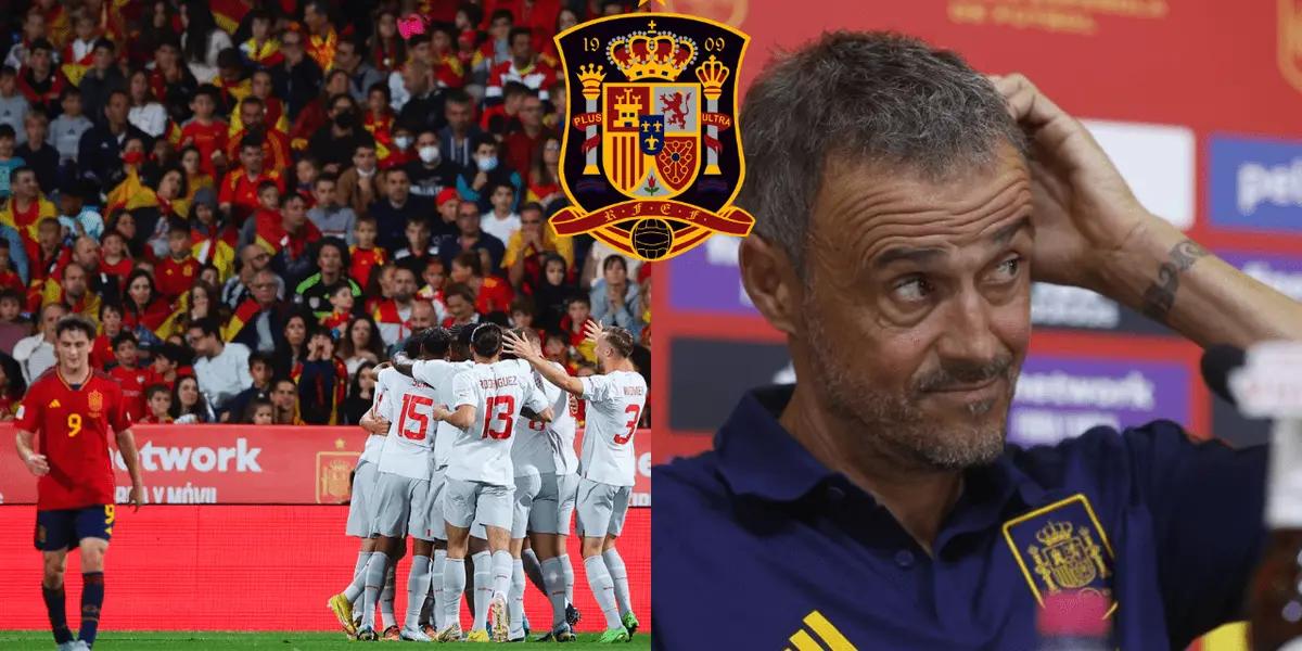 La Selección de España cayó sorpresivamente de local ante Suiza y está a muy poco de ser eliminada de la Nations League.