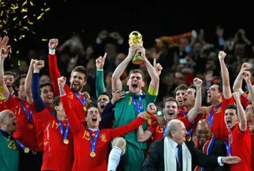 La Selección de España solo jugó una final, Sudáfrica 2010, y se proclamo campeona de la edición.