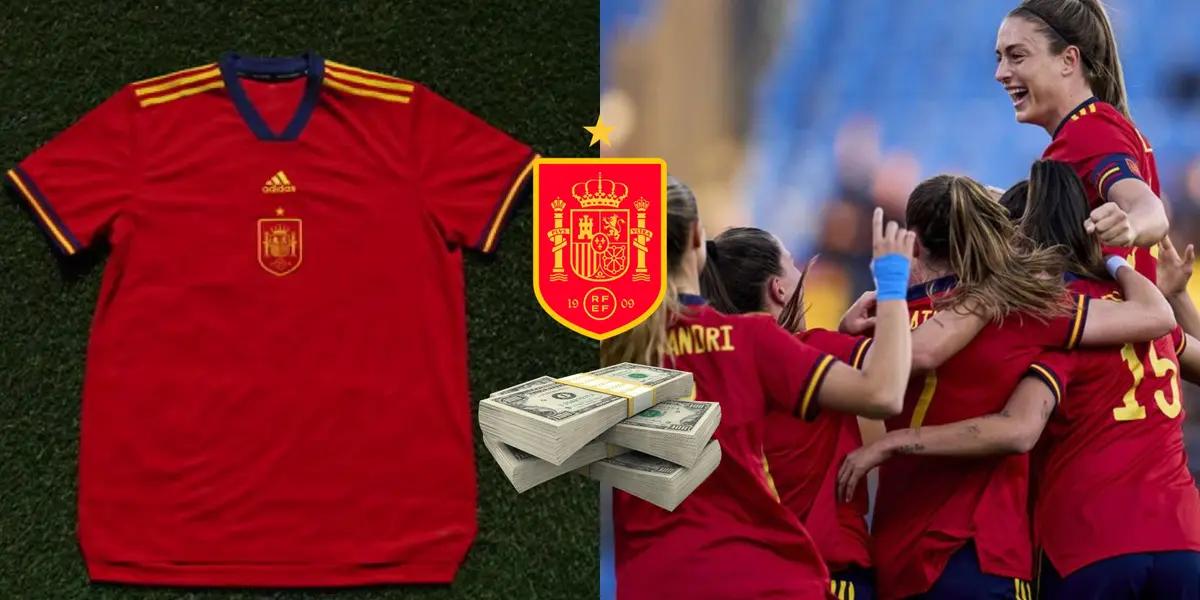 La selección española femenil bajo el precio de sus camisetas y el revuelo en redes es enorme.