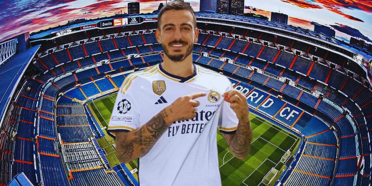 La simple acción de Joselu que le bastó para enganchar a los madridistas.