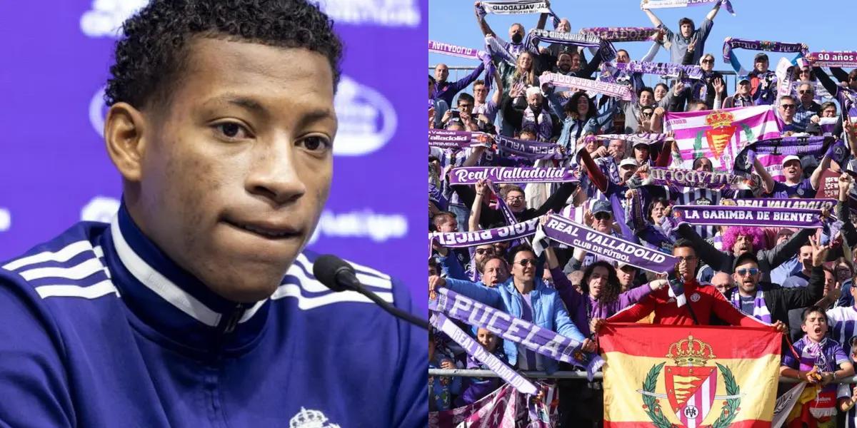 La situación con el ecuatoriano es complicada y en la afición comenzaron a hacérselo saber.