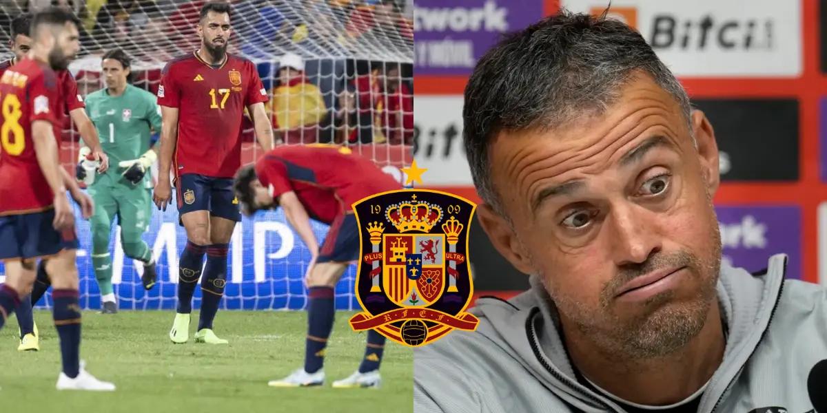 La soberbia de Luis Enrique dejaría afuera a España de la Nations League.