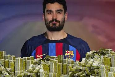 la suma de dinero que se embolsará Ilkay Gundogan por temporada