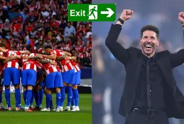 La temporada aun no termina y el Atlético de Madrid ya sabe que se desprenderá de un jugador para el próximo año
