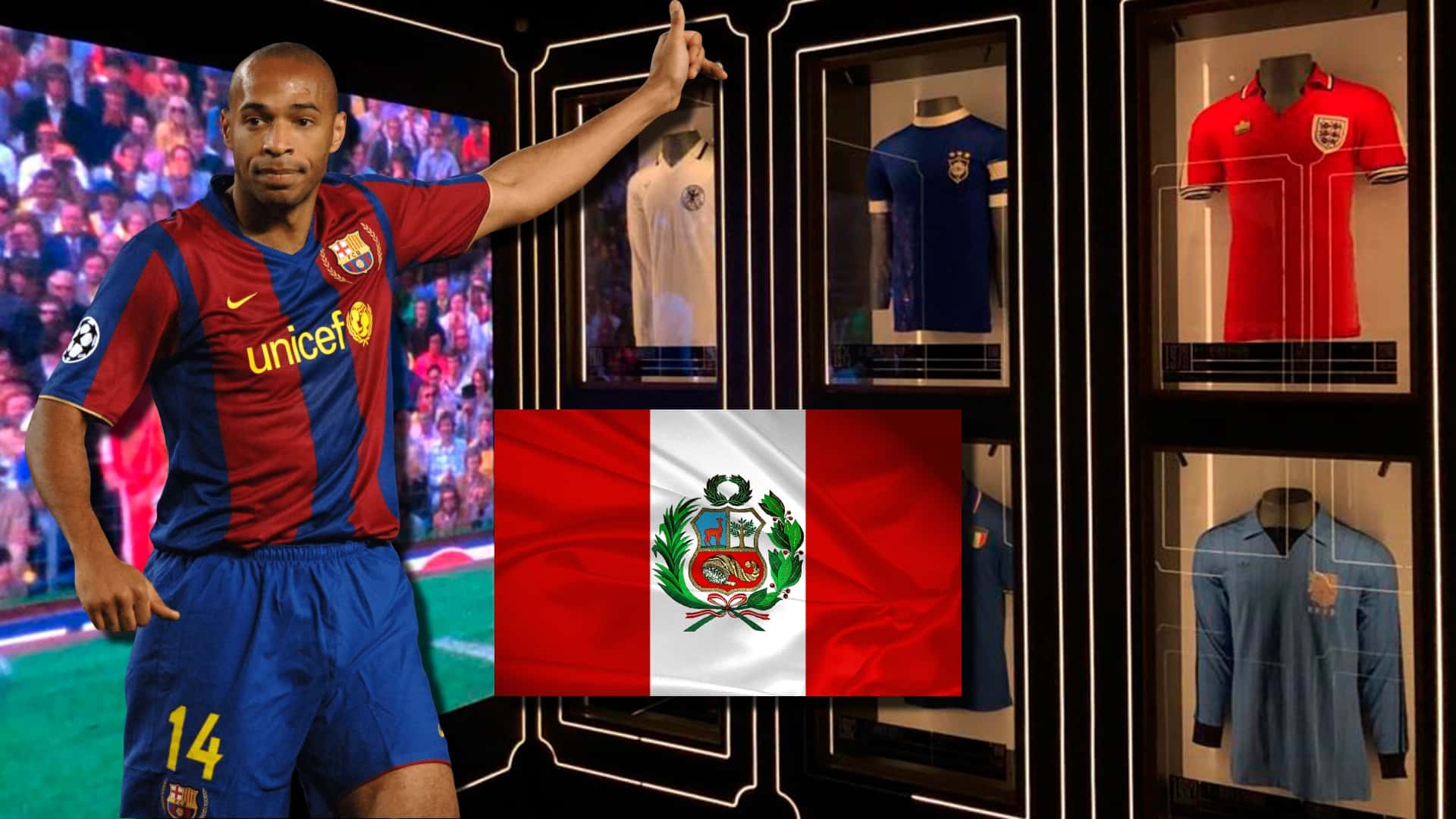 La única camiseta del jugador peruano que Henry tiene en su colección personal