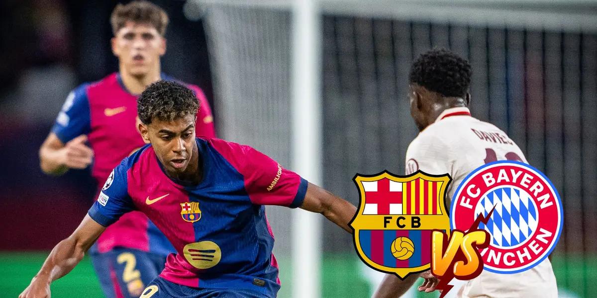 Lamine Yamal - Alphonso Davies (Foto: Fc Barcelona)