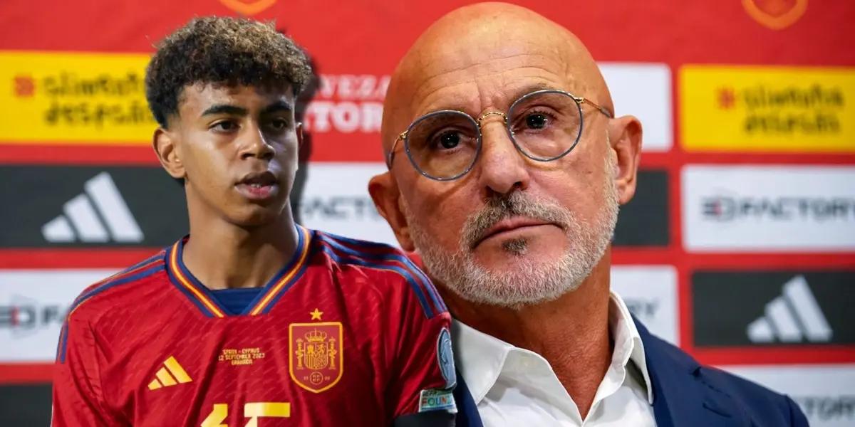 Lamine Yamal anotó y fue figura pero Luis de la Fuente se centró en este jugador de la Selección de España