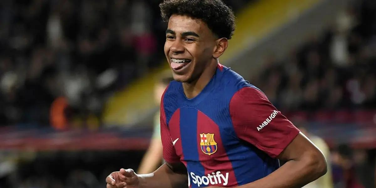 Lamine Yamal con la camiseta del FC Barcelona. (Foto: FC Barcelona)