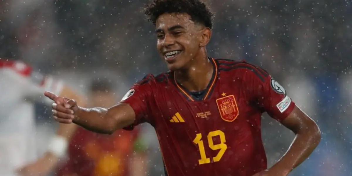 Lamine Yamal cumplió uno de sus máximos sueños deportivos y logró establecer un enorme récord con la Selección de España.