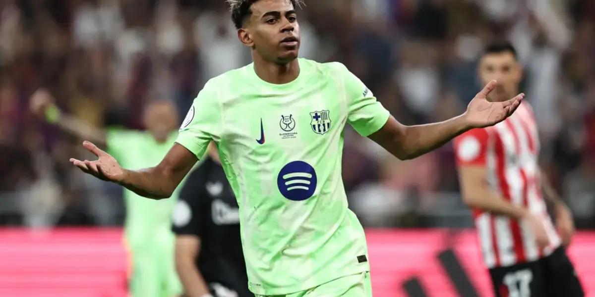 Lamine Yamal, en una entrevista para CNN Sport, habló de su futura renovación con el FC Barcelona y de su intención de seguir en el club