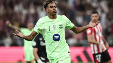 Lamine Yamal, en una entrevista para CNN Sport, habló de su futura renovación con el FC Barcelona y de su intención de seguir en el club