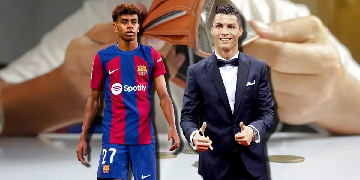 Lamine Yamal es la gran joya del FC Barcelona, así como en su tiempo fue Cristiano Ronaldo pero del Sporting Lisboa