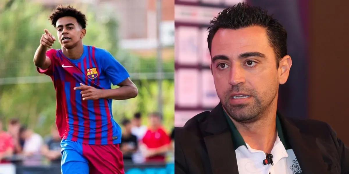 Lamine Yamal fue subido al primer equipo del FC Barcelona con tan solo 15 años, para jugar ante Atlético de Madrid