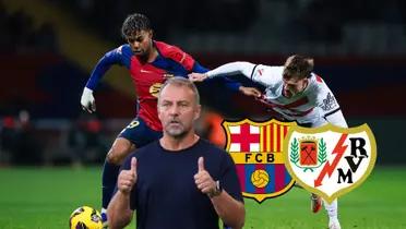 Lamine Yamal - Hansi Flick (Foto: X)