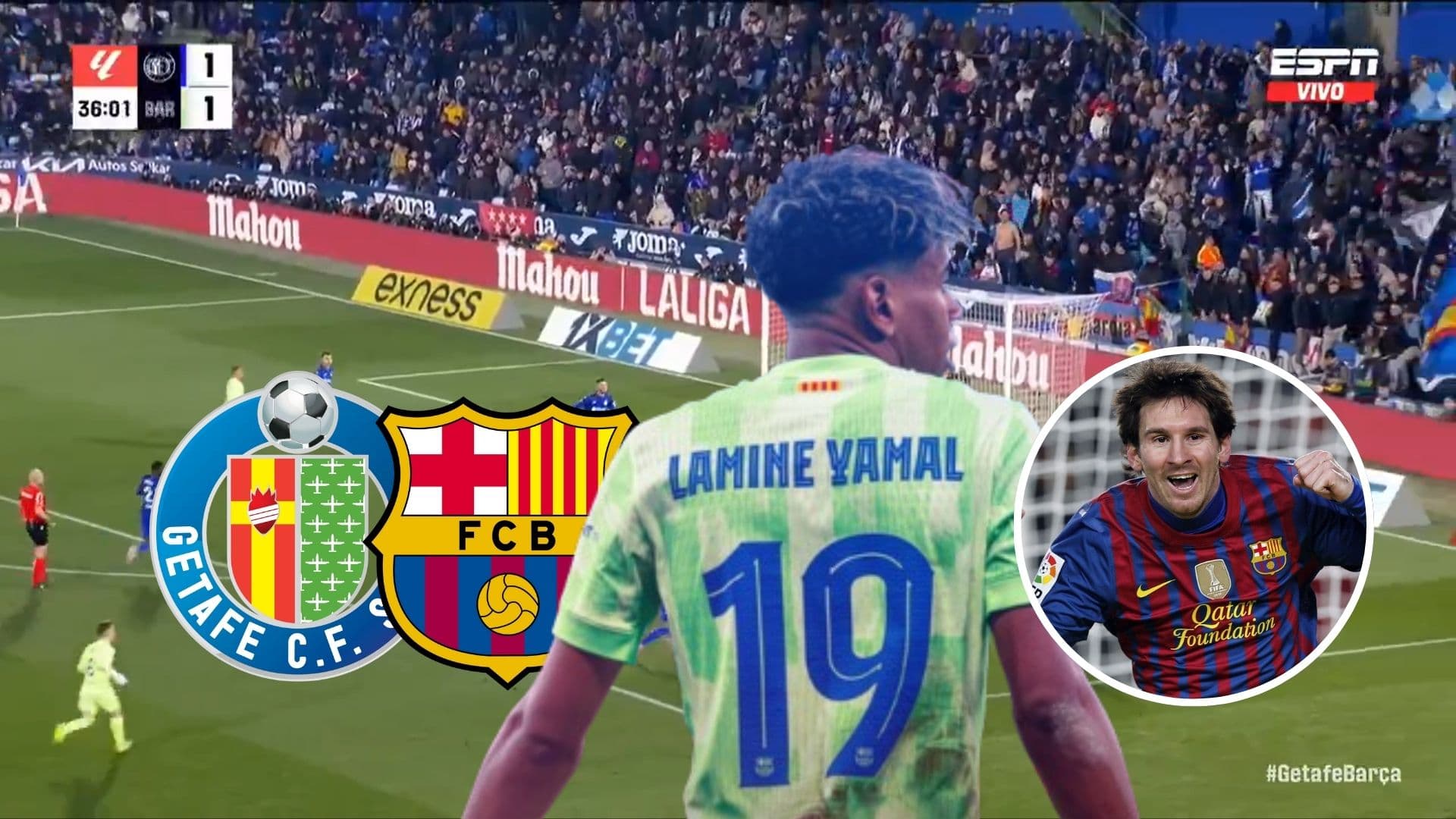 Lamine Yamal - Lionel Messi (Foto: X)