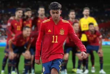 Lamine Yamal puede convertirse en récord para la Selección de España arrebatándole un récord a un compañero