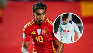 Lamine Yamal - Raúl Asencio (Foto: X de SEFutbol)