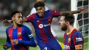 Lamine Yamal reveló por qué prefería a Neymar, aunque Messi es ídolo del Barça