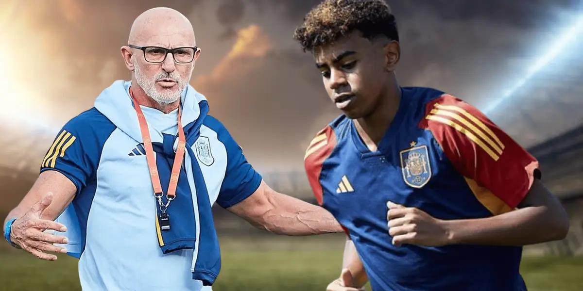 Lamine Yamal sigue creciendo a pasos agigantados y ahora De la Fuente piensa en tomar una decisión