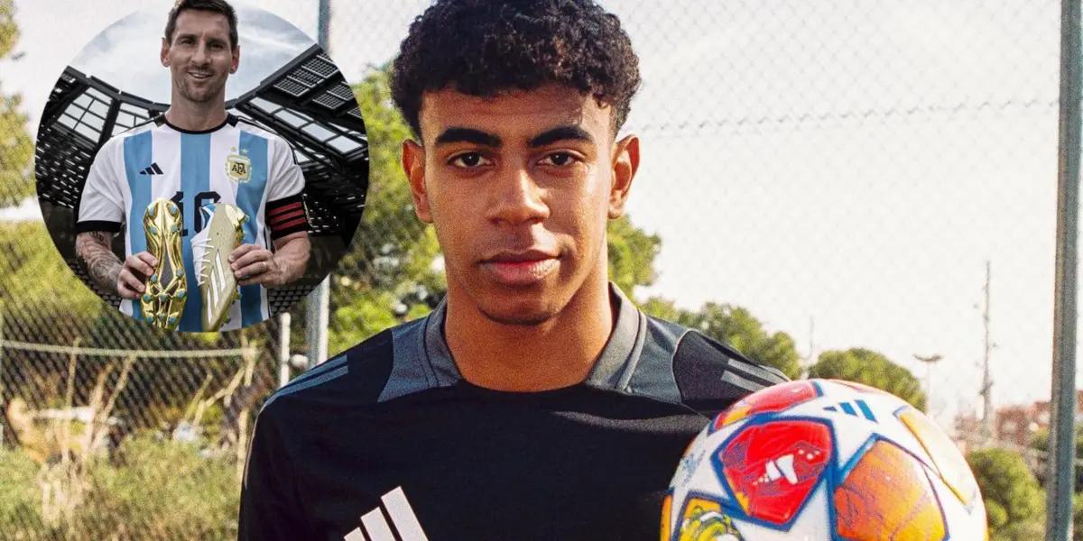 Lamine Yamal y Lionel Messi / Foto: El Futbolero Ecuador