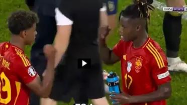 Lamine Yamal y Nico Williams / Foto: beIN