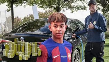 Lamine Yamal y Vinicius Junior