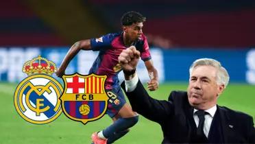 Lamnine Yamal - Carlo Ancelotti (Foto: FC Barcelona)