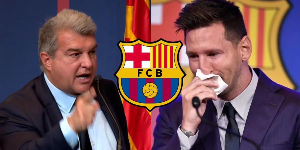 Laporta no perdona a Messi por no fichar por Barca y así se vengó