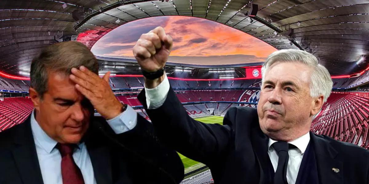 Laporta preocupado, Ancelotti celebrando