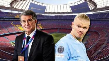 Laporta truncó la promesa de Haaland, de jugar en el Barça, y mira lo que hizo