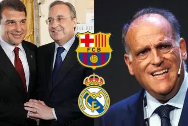 Laporta vuelva a ponerse a favor de la Superliga Europea por miedo a Javier Tebas.