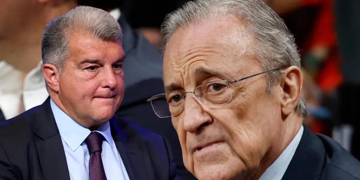 Laporta y Florentino Pérez enfrentados