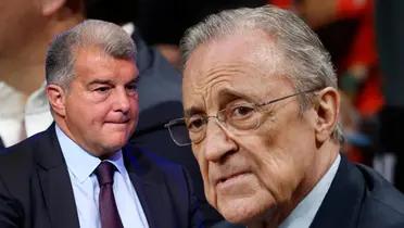 Laporta y Florentino Pérez enfrentados