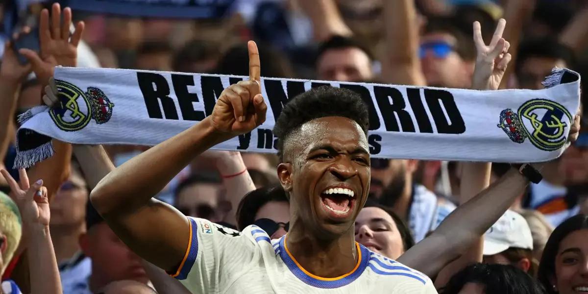 Las aficiones rivales lo maltratan, el especial pedido de Vini al público del Madrid