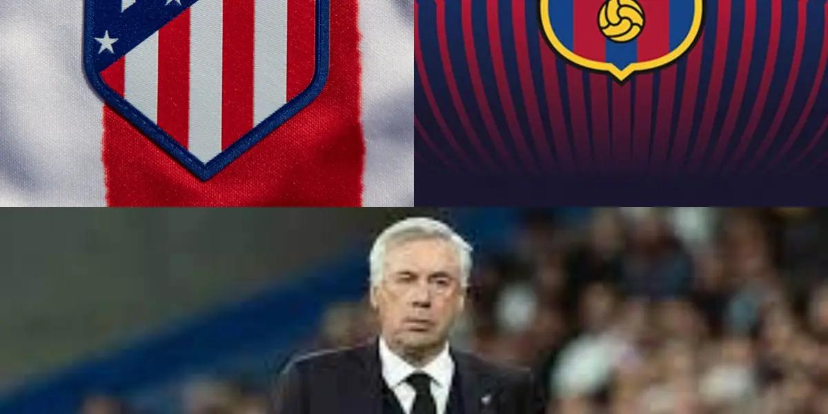 Las constantes criticas de Carlo Ancelotti se podría trasladar al Atlético Madrid