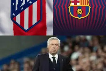 Las constantes criticas de Carlo Ancelotti se podría trasladar al Atlético Madrid