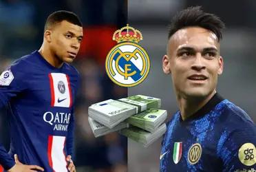 Lautaro Martínez podría ser fichaje de Real Madrid por una cifra que dista bastante de la fortuna que pidió Kylian Mbappé