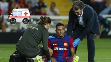 Lesión Raphinha, jugador del Barça