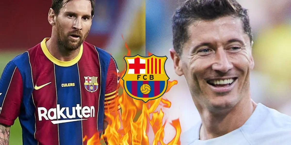 Lewandowski habría sido muy contundente con Lionel Messi.
