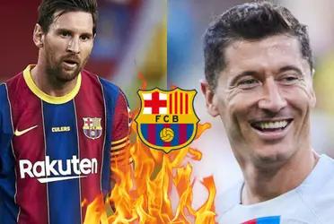 Lewandowski habría sido muy contundente con Lionel Messi.