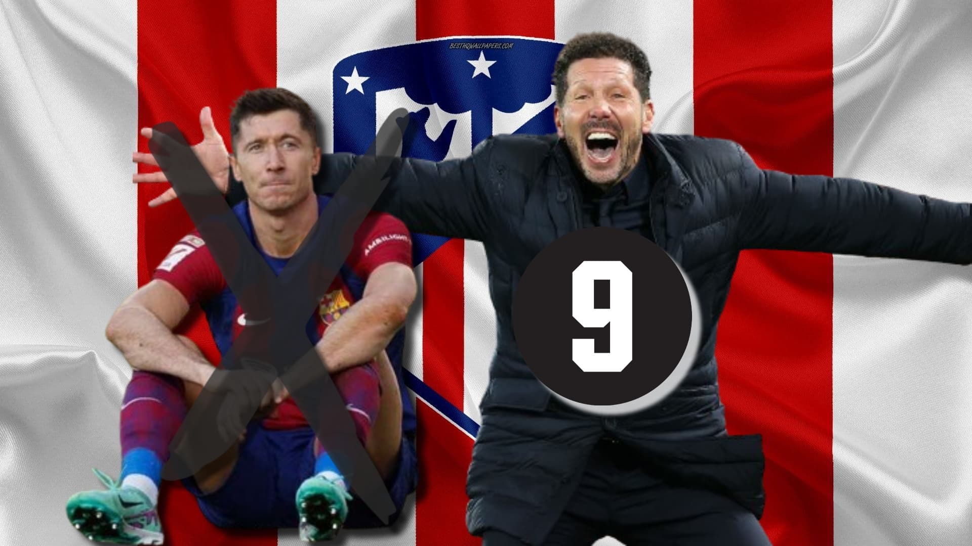 Lewandowski los rechazó, Atleti pondrán 55 millones por este 9 que suma 113 goles